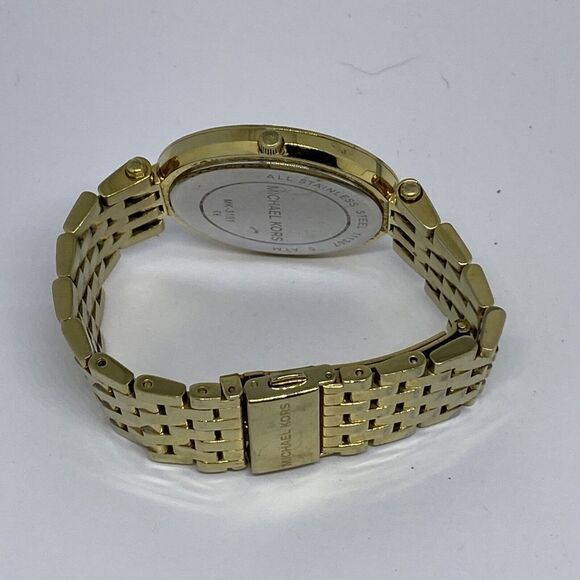 Michael Kors Darci MK3191 Women's Gold Stainless Steel Analog Dial Watch RQ47 - Picture 11 of 12